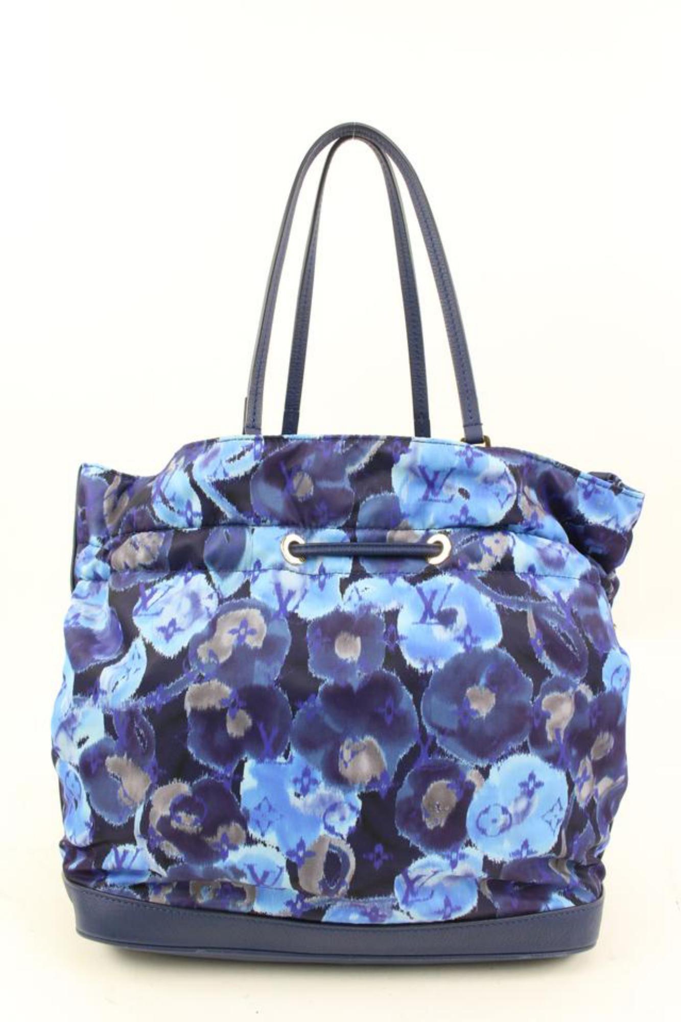 Louis Vuitton Grand Blue Monogram Ikat Noefull MM 21lv216s 3
