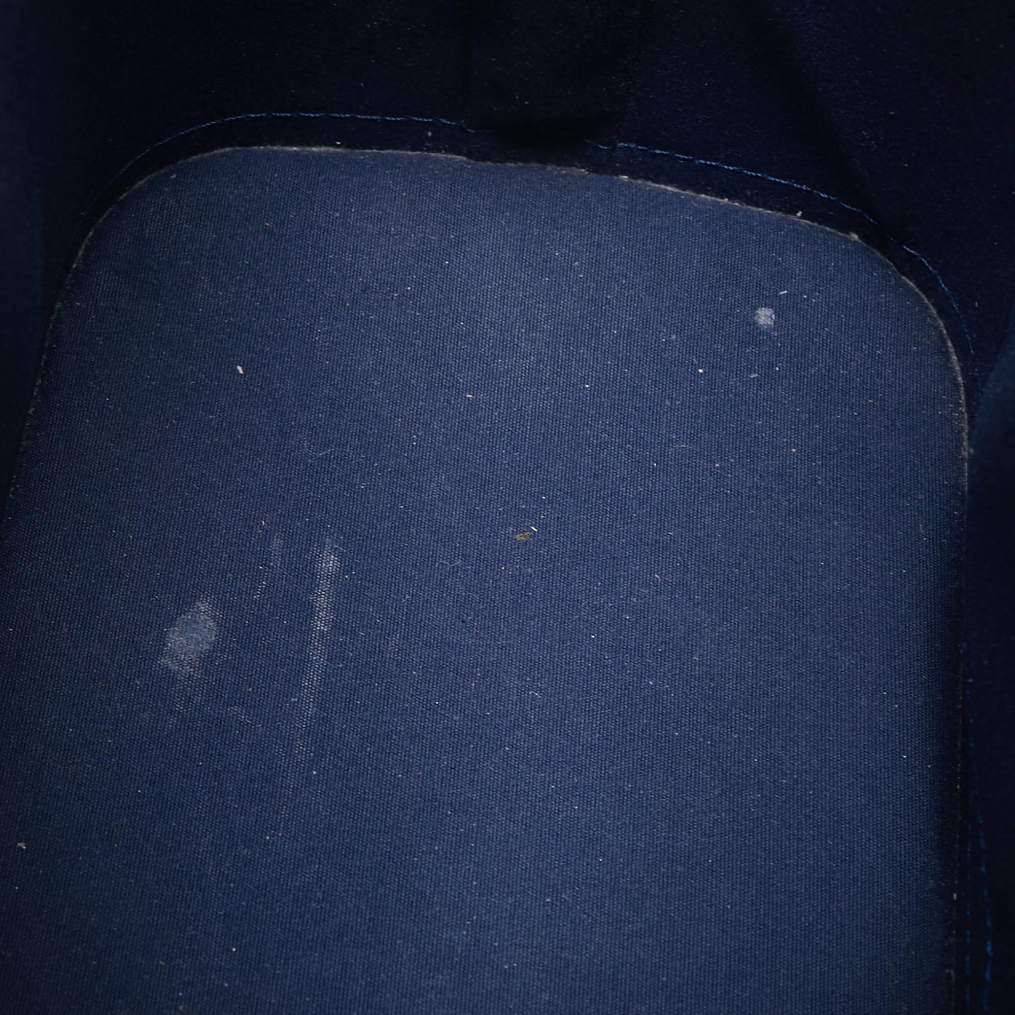 Louis Vuitton Grand Blue Monogram Vernis Alma PM Bag 4