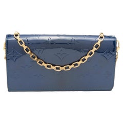 Louis Vuitton Grand Blue Monogram Vernis Chaine Wallet
