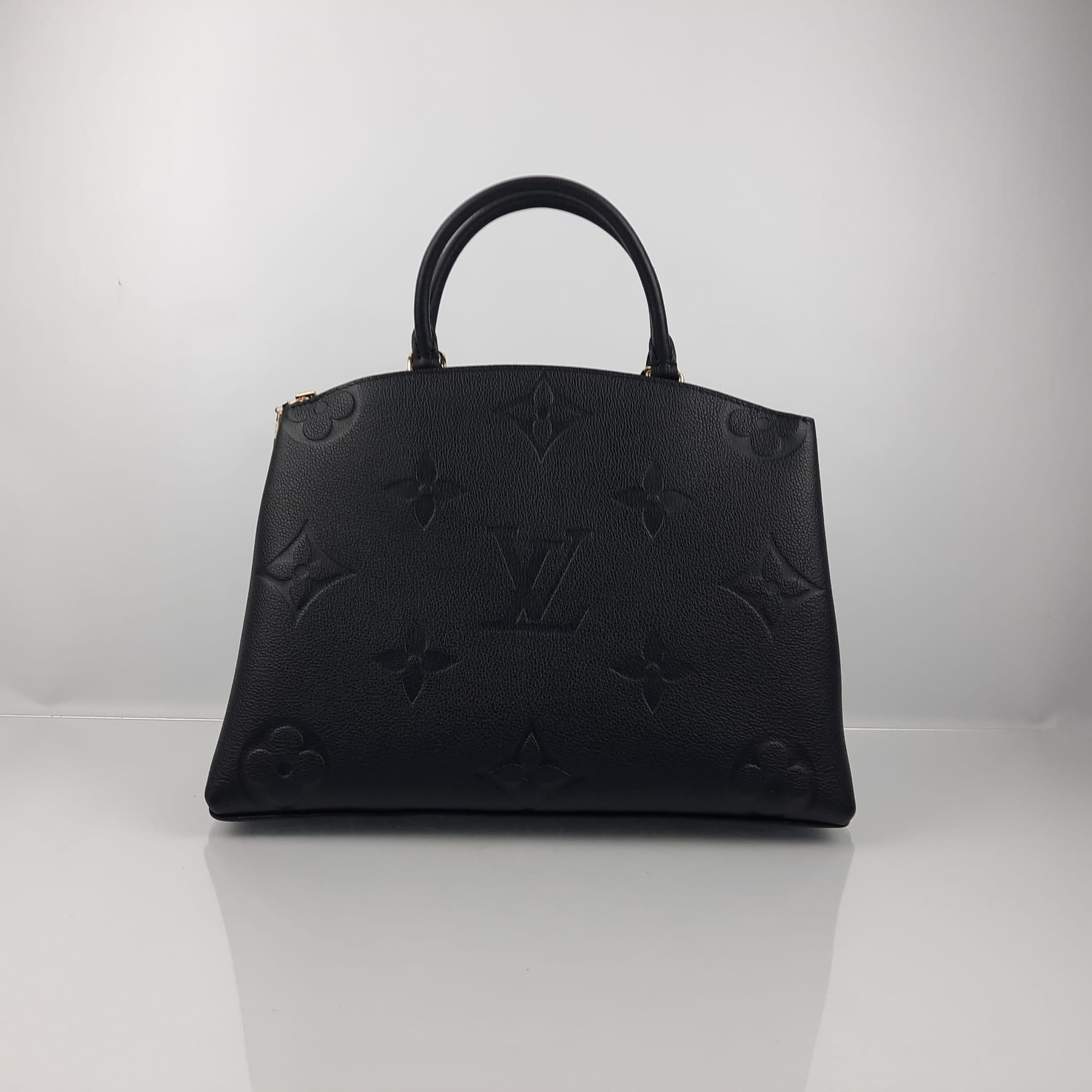 Louis Vuitton Grand Palais bag Black Monogram Empreinte Leather In New Condition For Sale In Nicosia, CY