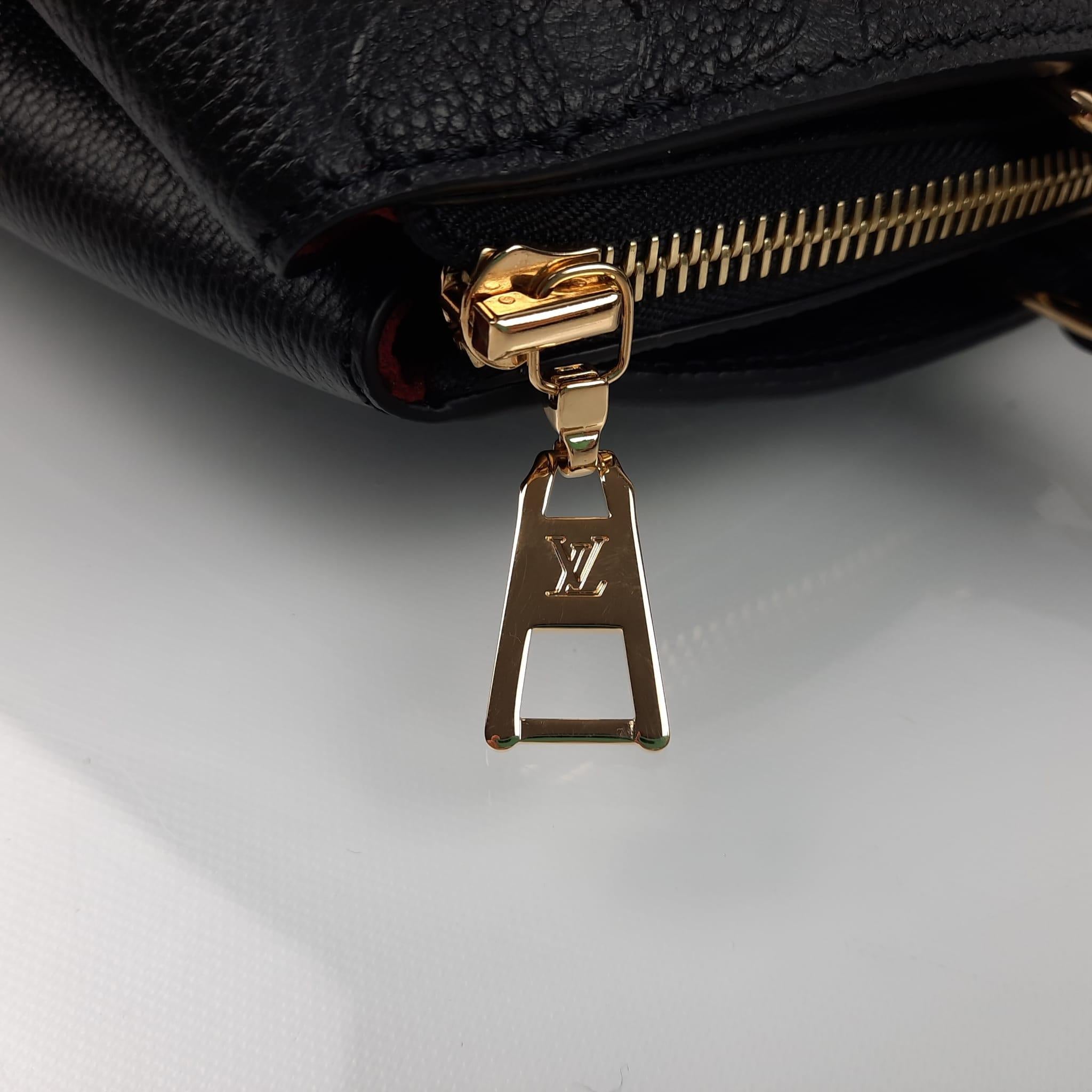 Louis Vuitton Grand Palais bag Black Monogram Empreinte Leather For Sale 1