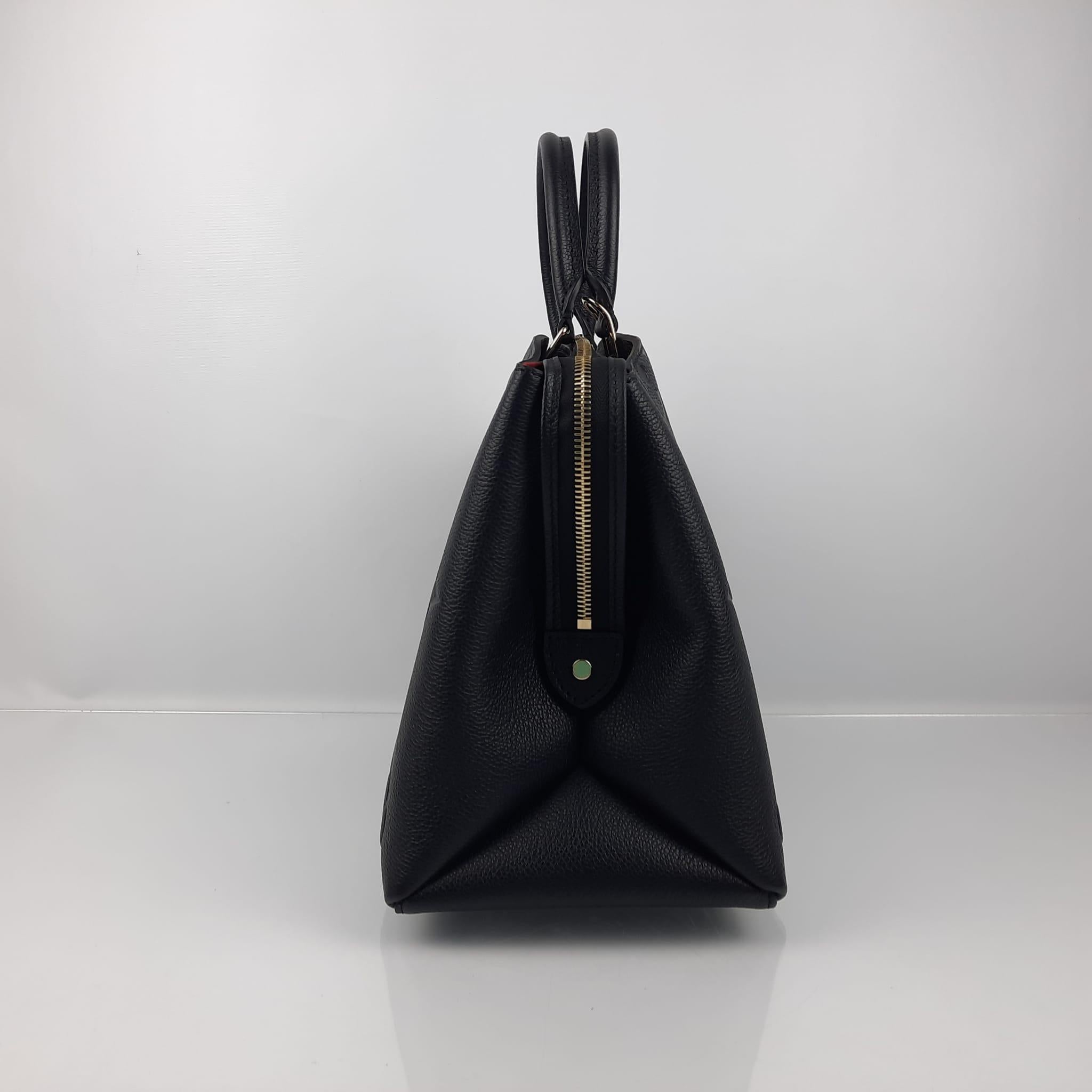 Louis Vuitton Grand Palais bag Black Monogram Empreinte Leather For Sale 2