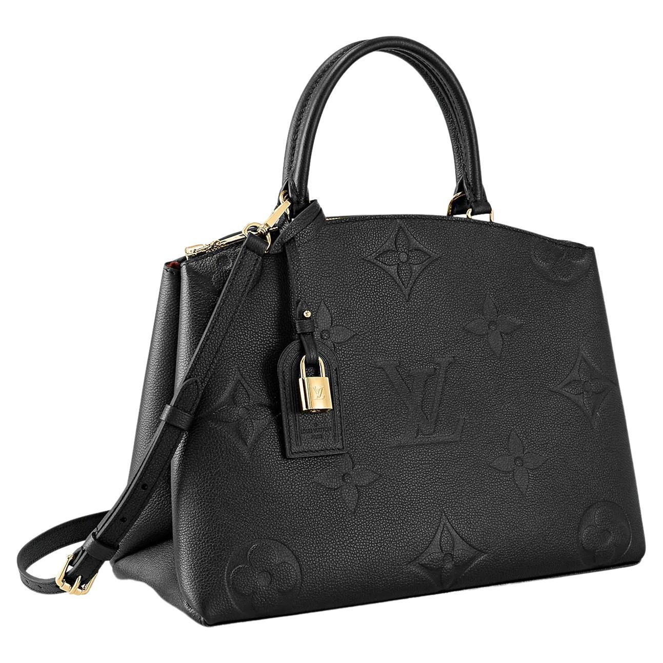 Louis Vuitton Grand Palais bag Black Monogram Empreinte Leather For Sale