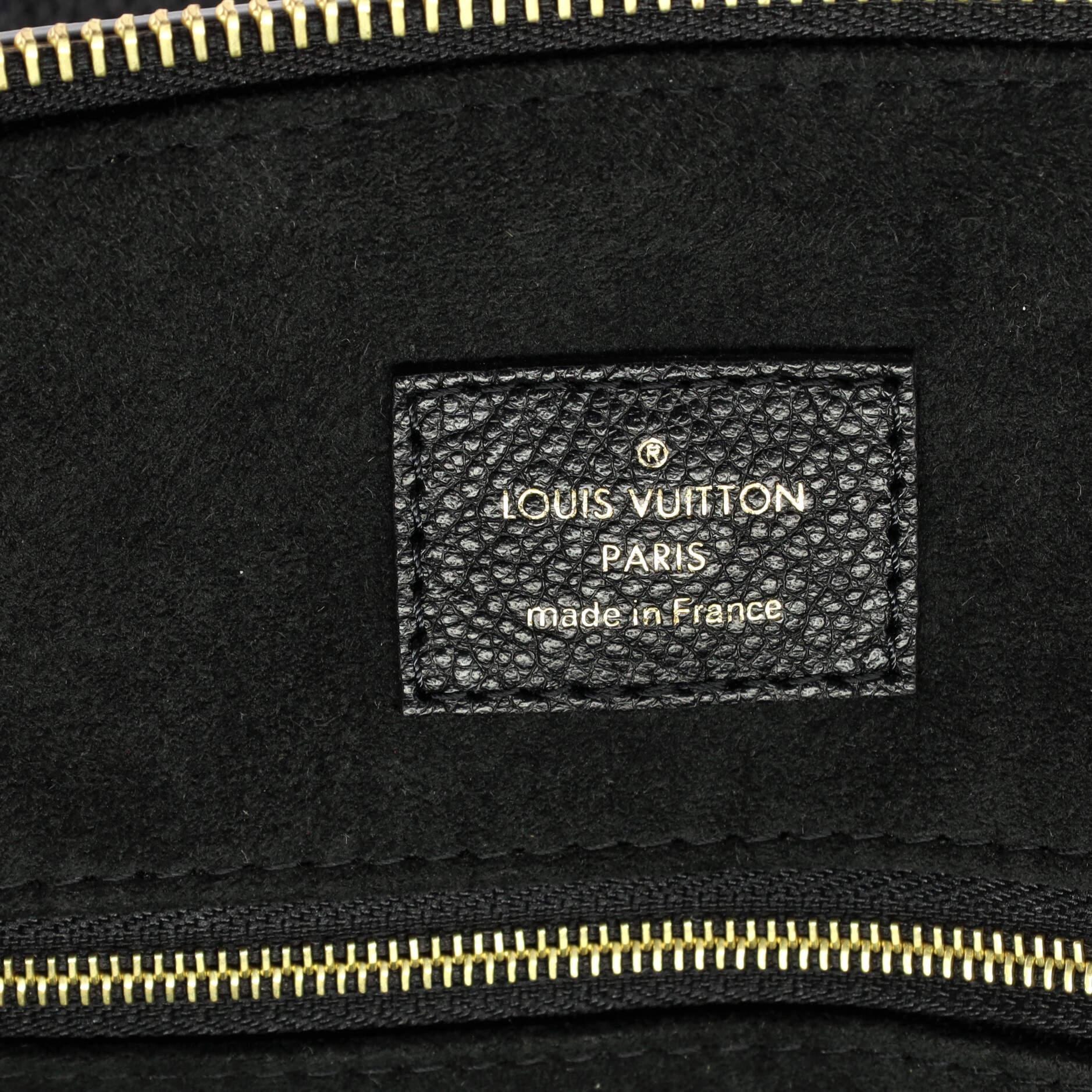 Women's or Men's Louis Vuitton Grand Palais Handbag Bicolor Monogram Empreinte Giant