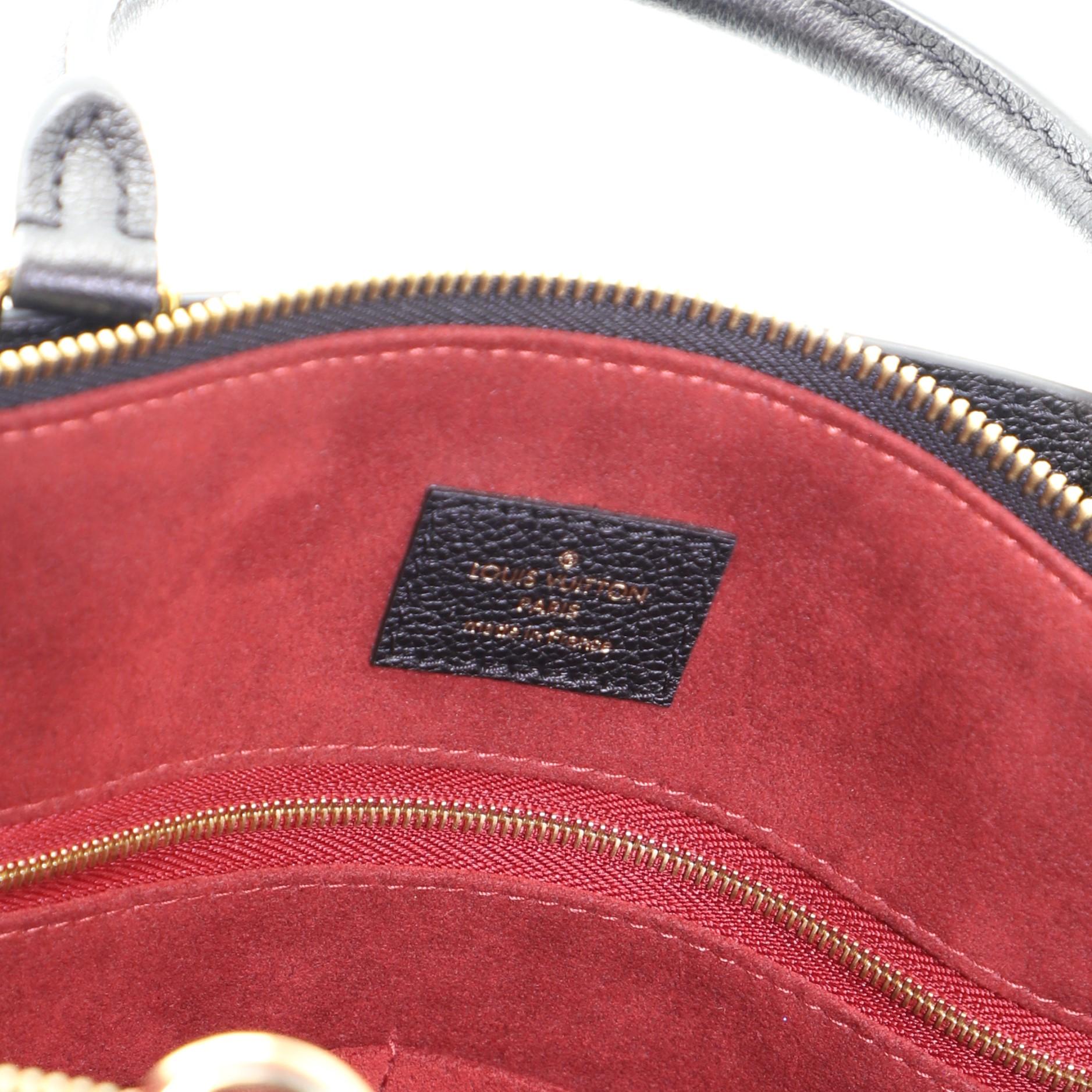 Louis Vuitton Grand Palais Handbag Monogram Empreinte Giant In Good Condition In NY, NY