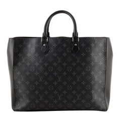 Louis Vuitton Grand Sac Bag Monogram Eclipse Canvas