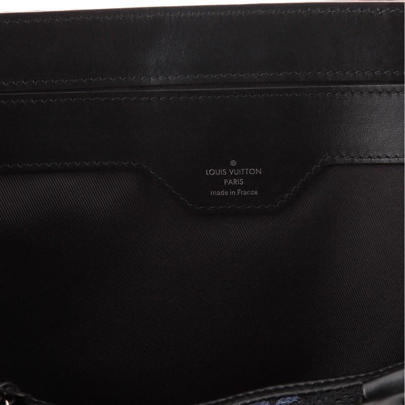 Black Louis Vuitton Grand Sac Bag Monogram Jacquard
