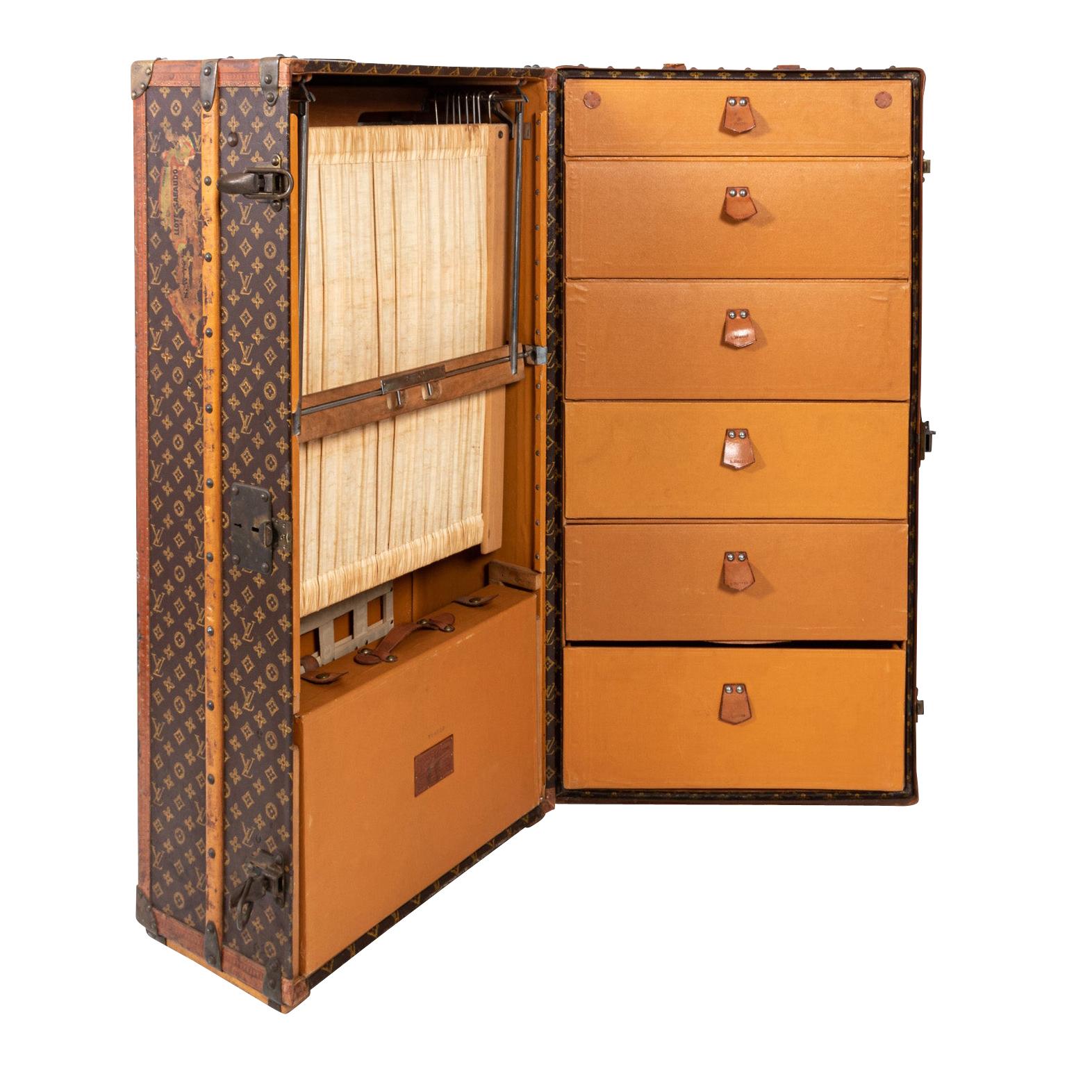 Wardrobe Louis Vuitton Trunk For Sale at 1stDibs