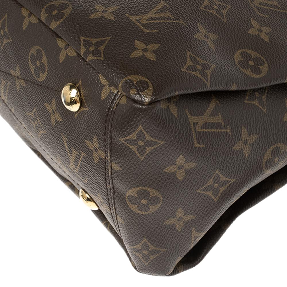 Louis Vuitton Grape Monogram Canvas Pallas MM Bag 1