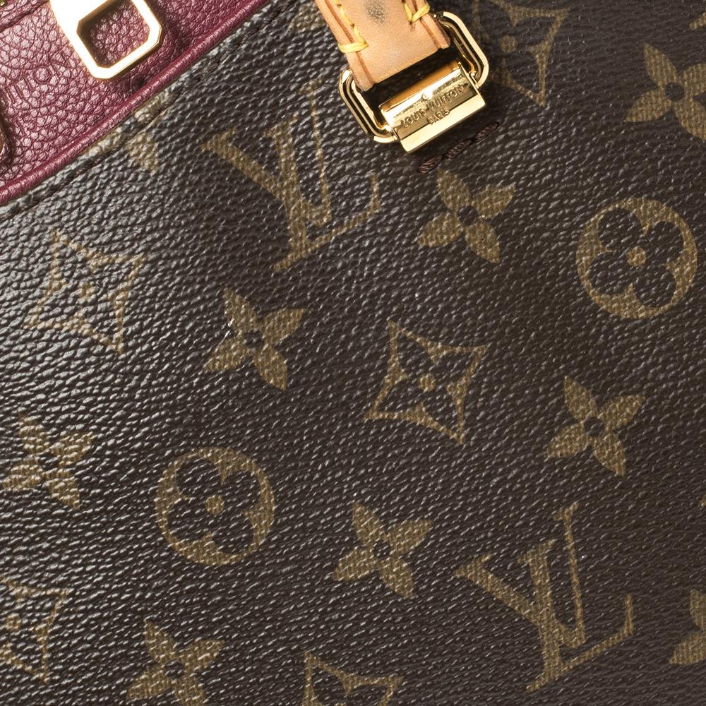 Louis Vuitton Grape Monogram Canvas Pallas MM Bag 2