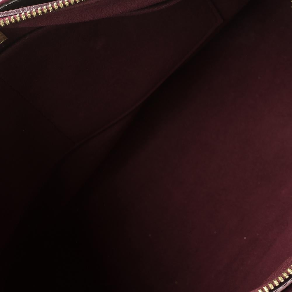 Louis Vuitton Grape Monogram Canvas Pallas MM Bag 3