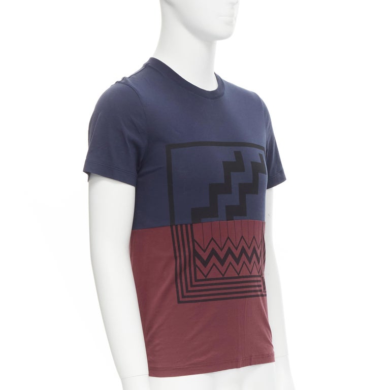 Louis Vuitton Knit Graphic Blue T Shirt