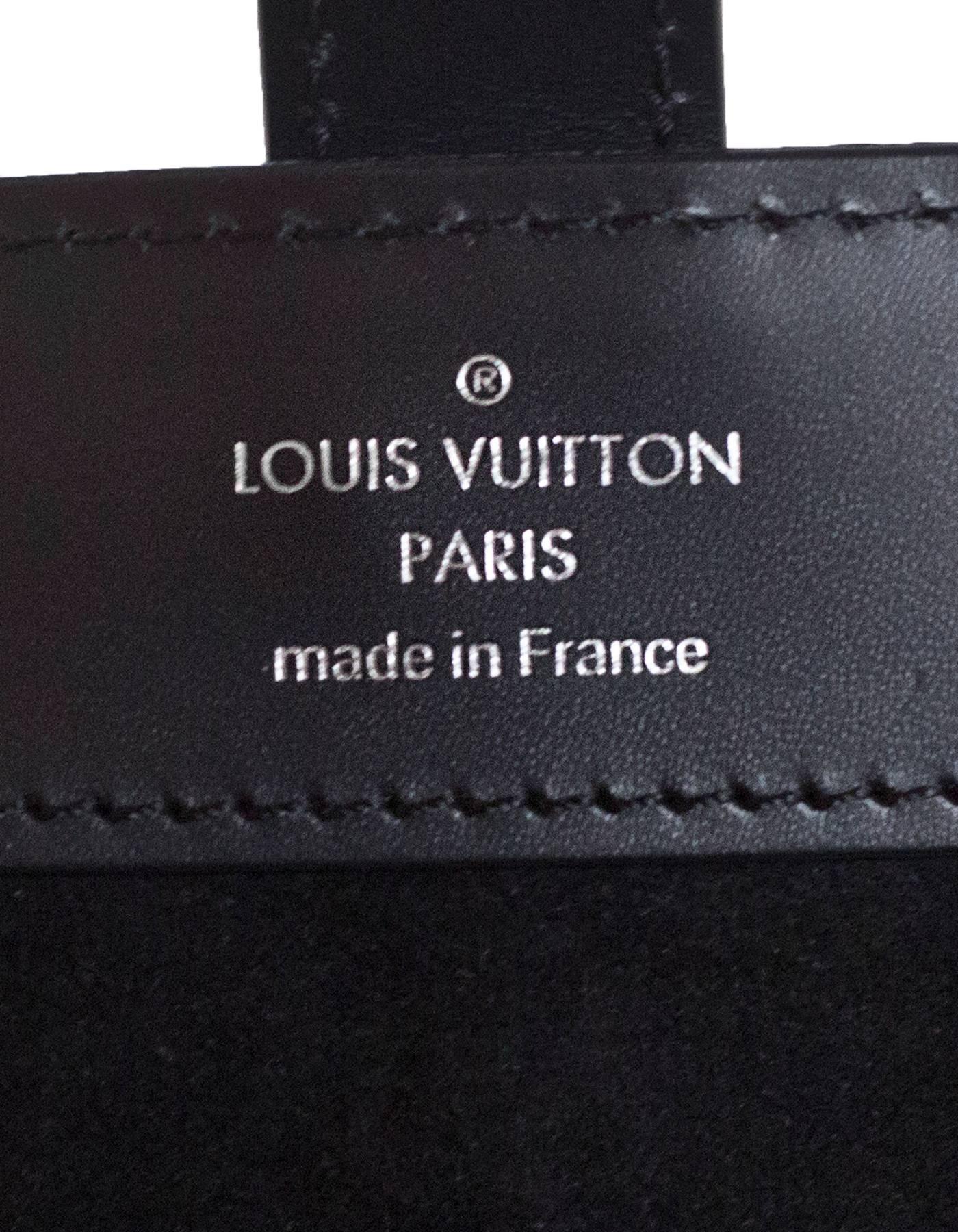 Women's or Men's Louis Vuitton Graphite Damier 3 Watch Case with Box & Receipt