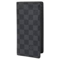 Portafoglio Louis Vuitton Graphite Damier Coated Canvas Brazza Bi-Fold