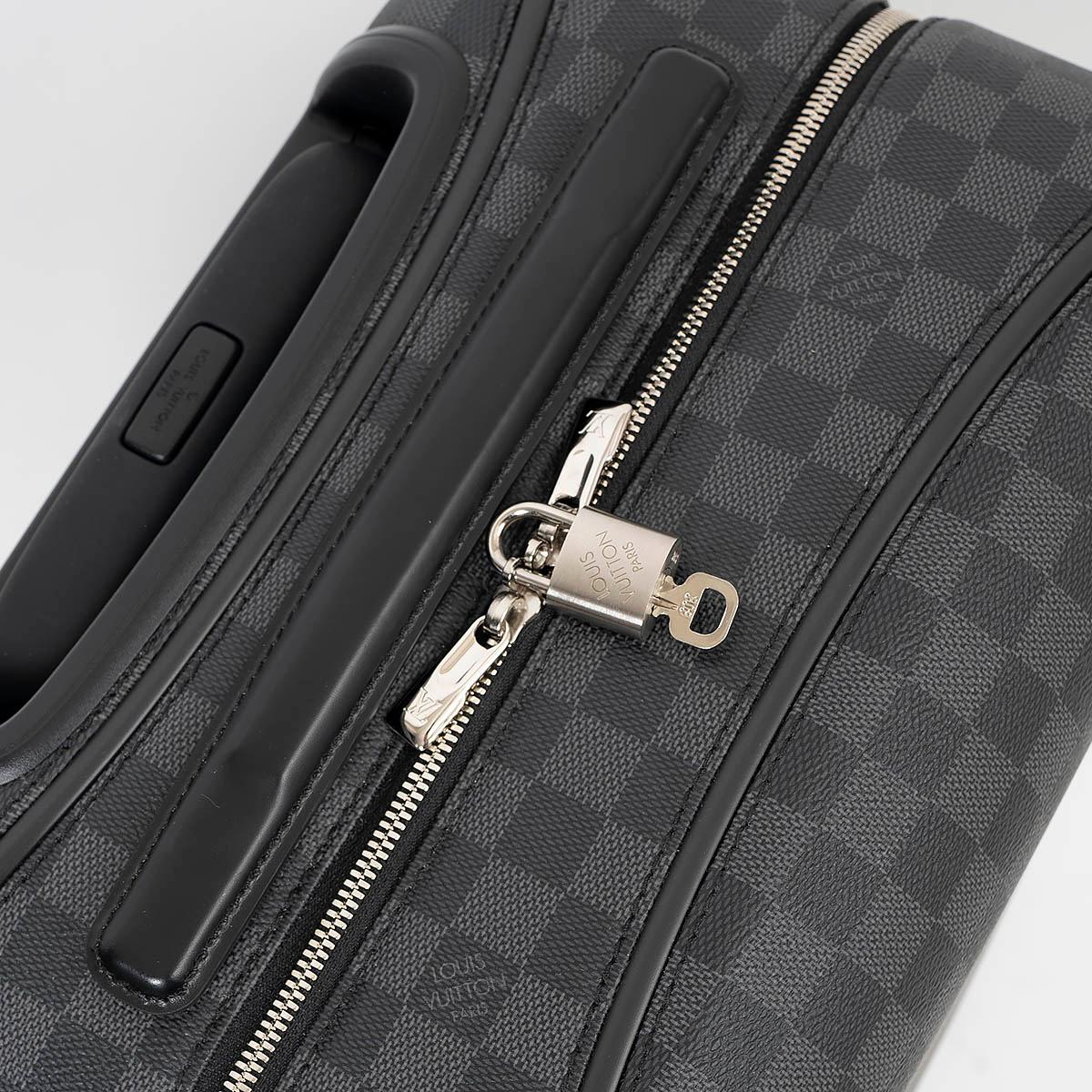 LOUIS VUITTON Graphite grey Damier ZEPHYR 55 TROLLY Suitcase Bag For Sale 2