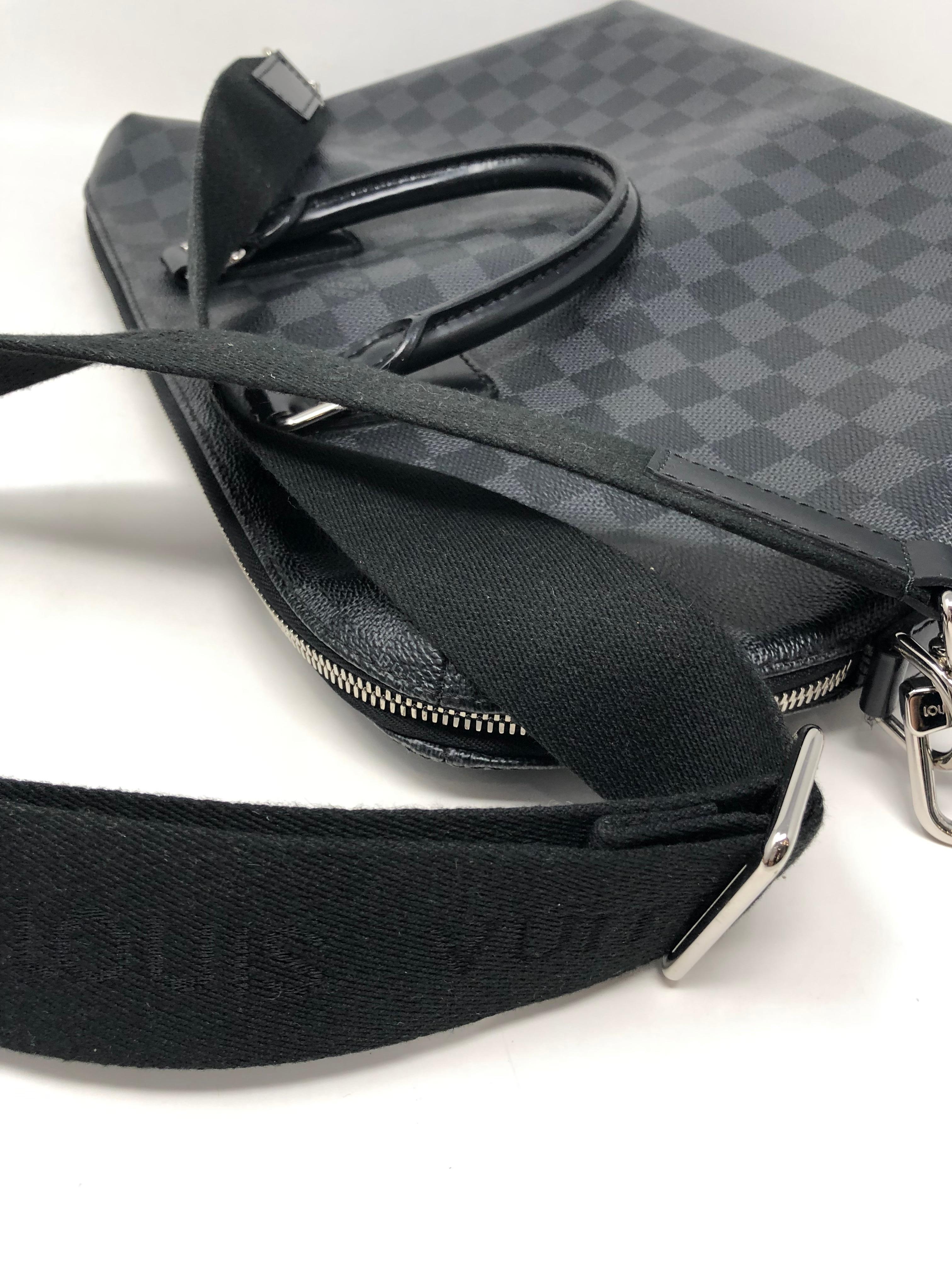 Women's or Men's Louis Vuitton Graphite Messenger Bag