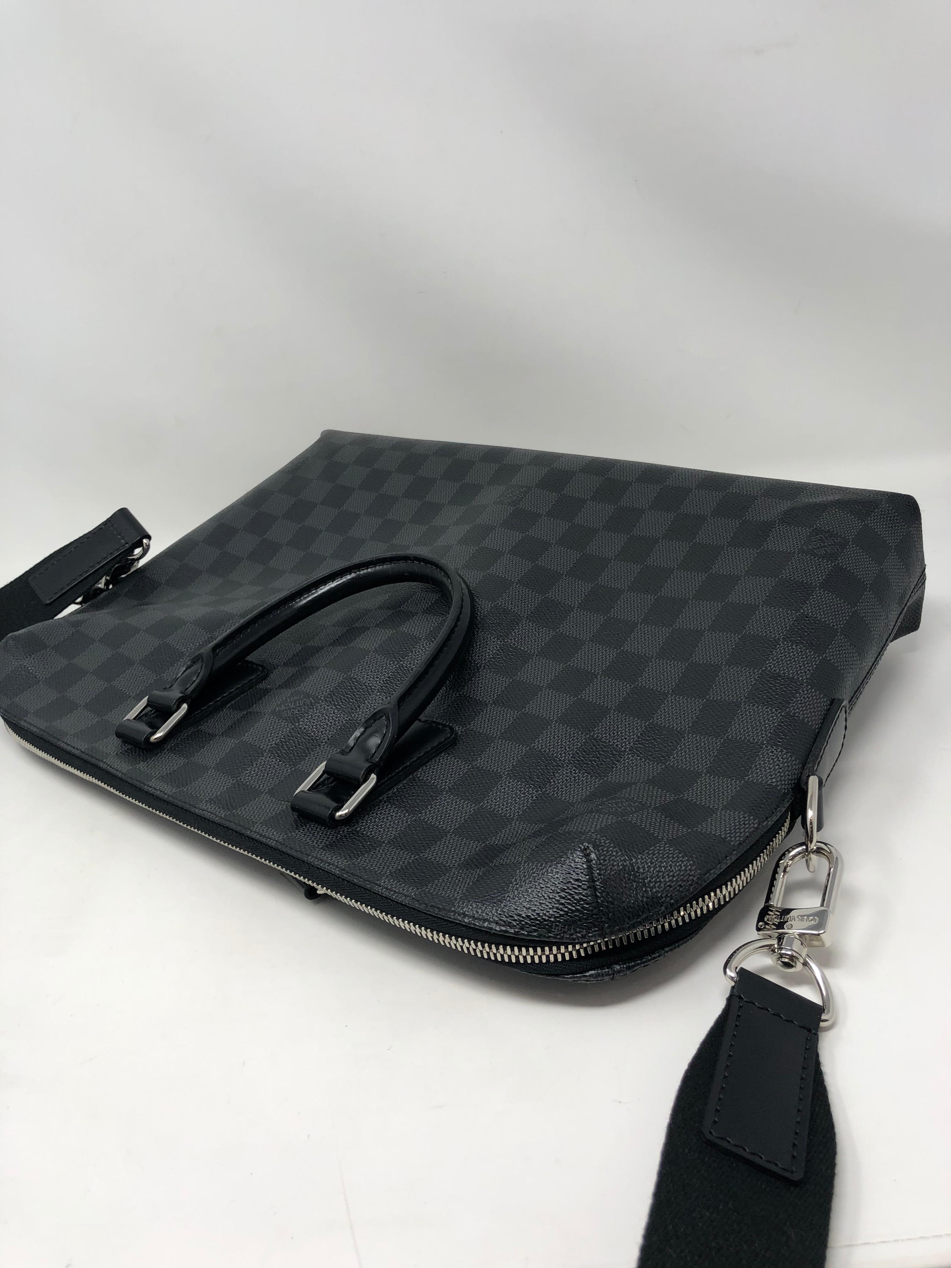 Louis Vuitton Graphite Messenger Bag 1