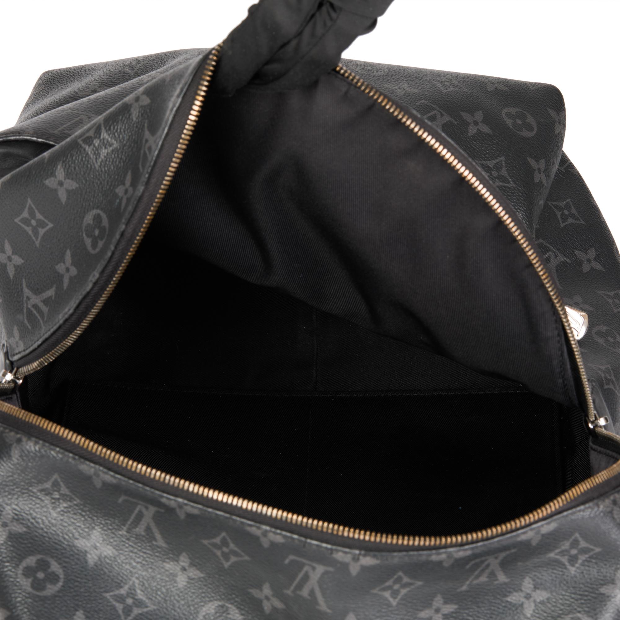 LOUIS VUITTON Graphite Monogram Canvas & Black Leather Discovery Backpack 5