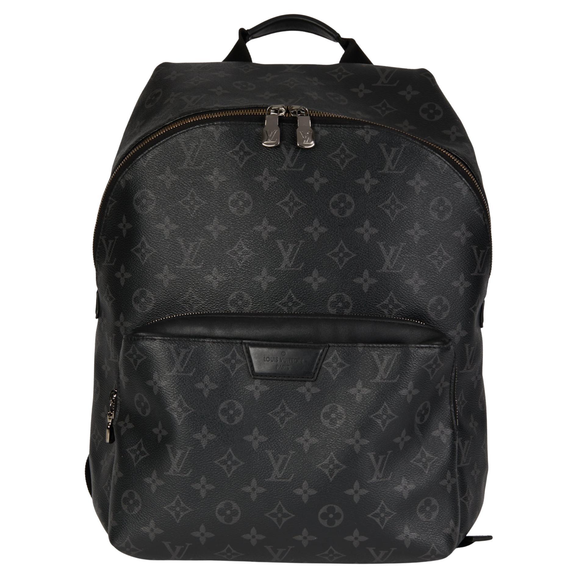 LOUIS VUITTON Graphite Monogram Canvas & Black Leather Discovery Backpack