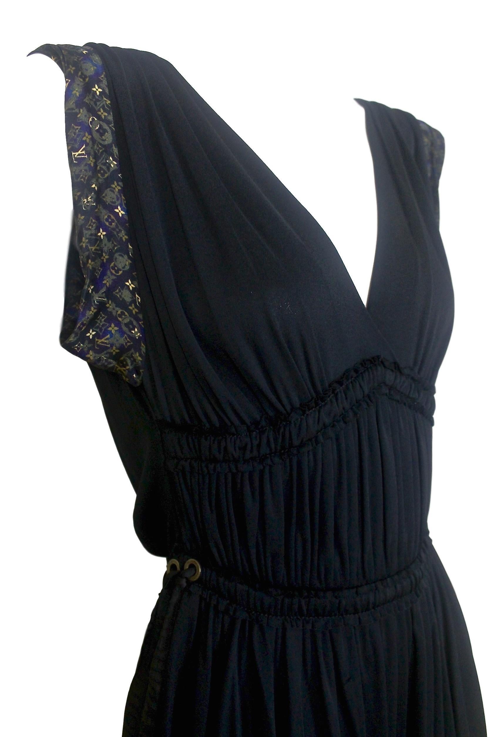 Louis Vuitton Grecian Style Dress
Drawstring Louis Vuitton Ribbon Waist

Size 36
24 inch Waist
30 inch Bust