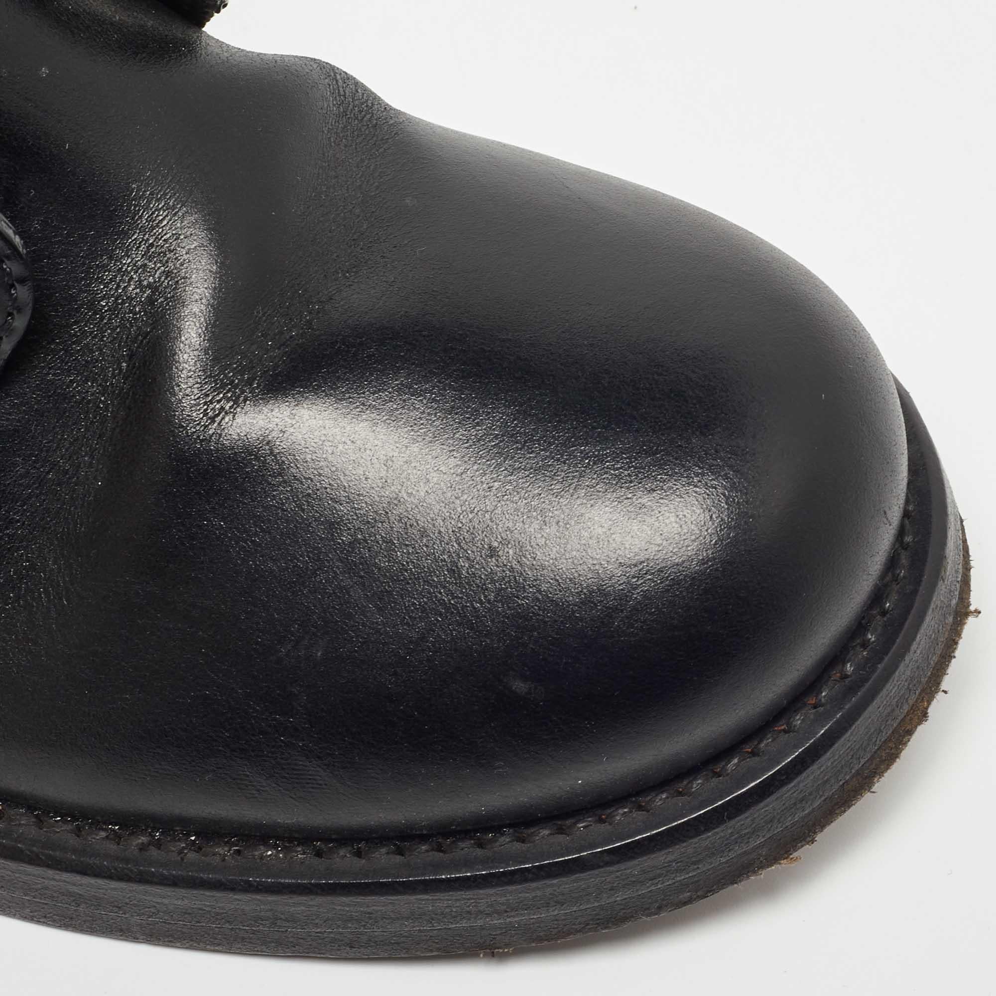Midcalf-Stiefel von Louis Vuitton aus grünem/Schwarzem Segeltuch und Leder aus Segeltuch Größe 38,5 im Angebot 4