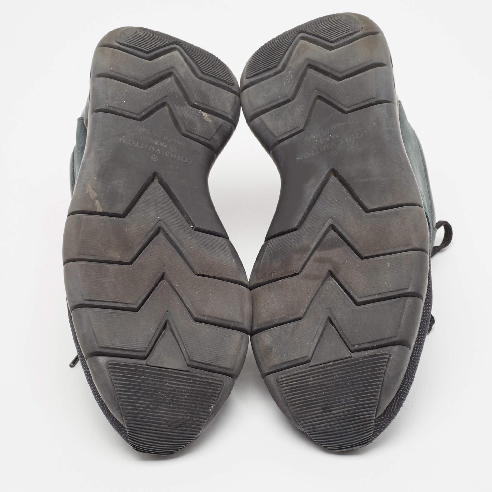 Zapatillas Fastlane Louis Vuitton de nailon y piel verde/negro talla 41.5 Negro en venta