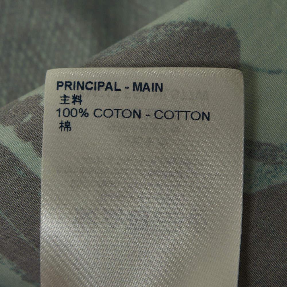 Louis Vuitton Green/Black Printed Cotton Oversized Shirt S 1