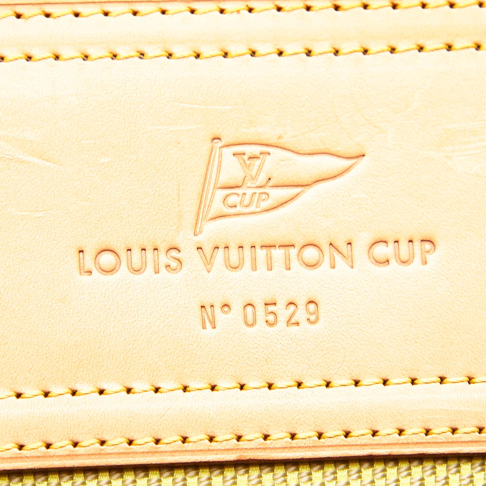 Louis Vuitton Green/Brown Damier Canvas Geant Southern Cross Travel Bag 3