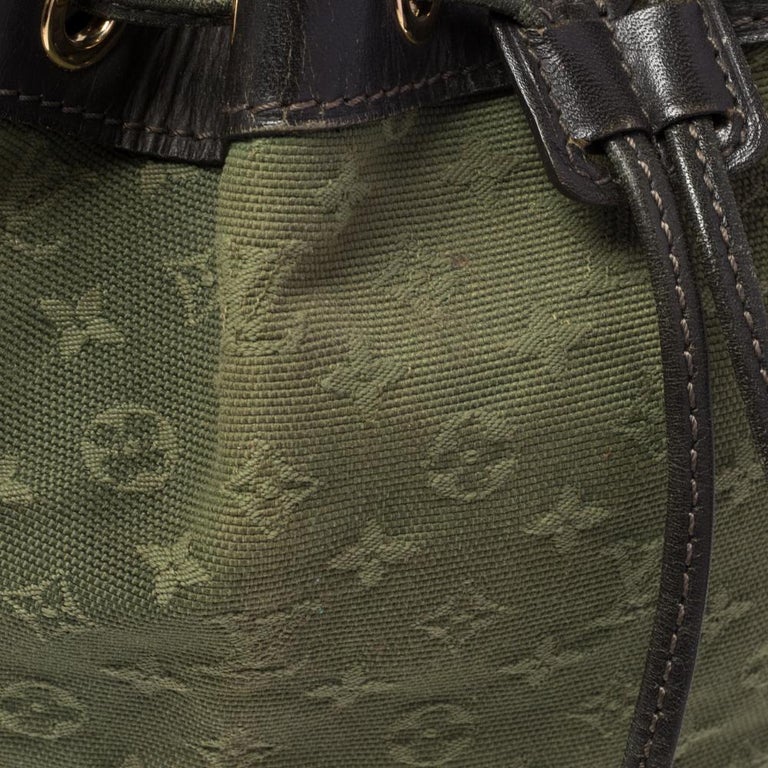 Louis Vuitton Noelie Handbag Mini Lin At 1stdibs