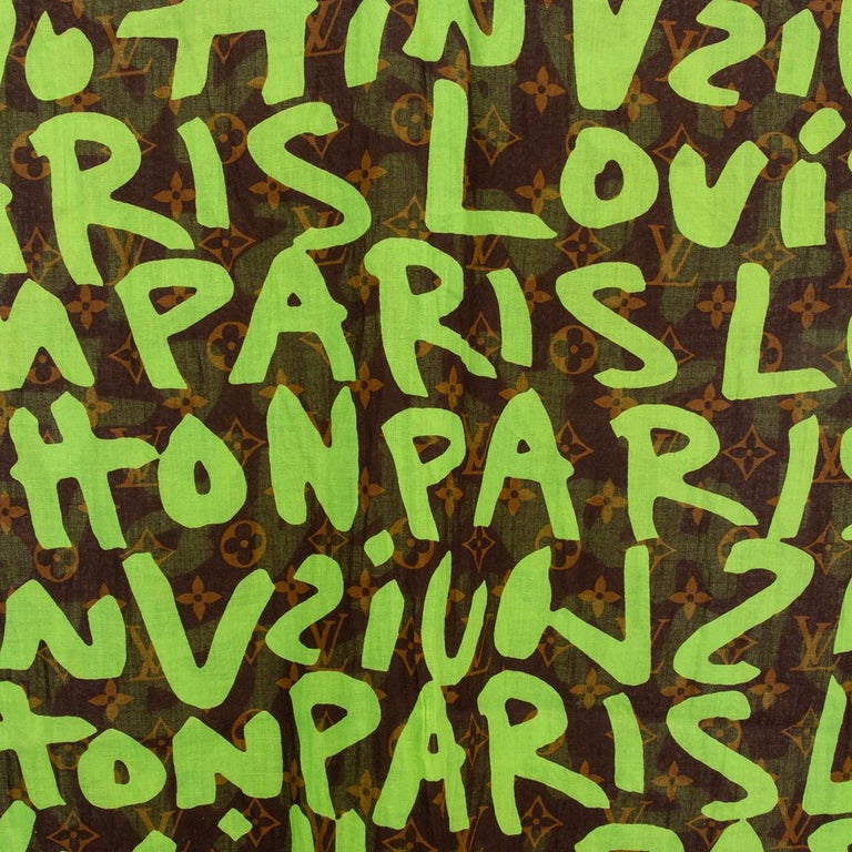 Louis Vuitton Stephen Sprouse Graffiti Monogram Cotton Scarf