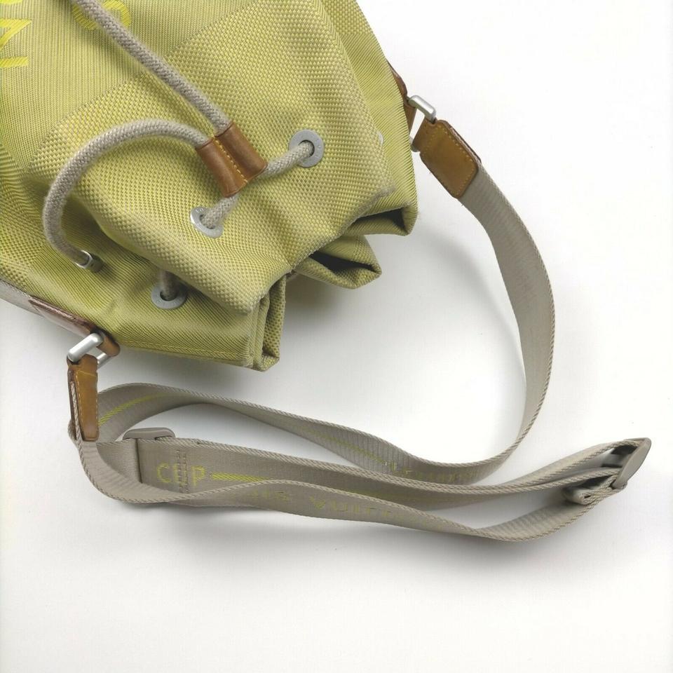 Louis Vuitton Green Damier Geant Volunteer Drawstring Hobo Bag 862274 6