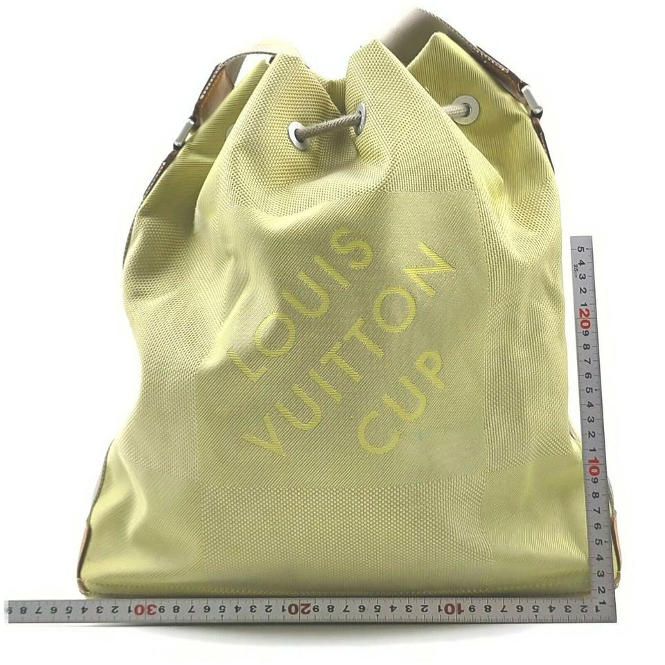 Louis Vuitton Green Damier Geant Volunteer Drawstring Hobo Bag 862274 2