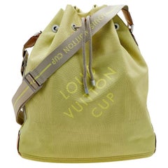 Louis Vuitton Green Damier Geant Volunteer Drawstring Neo Bag