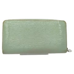 Louis Vuitton Green Epi Electric Zippy Wallet Zip Around Long 861544