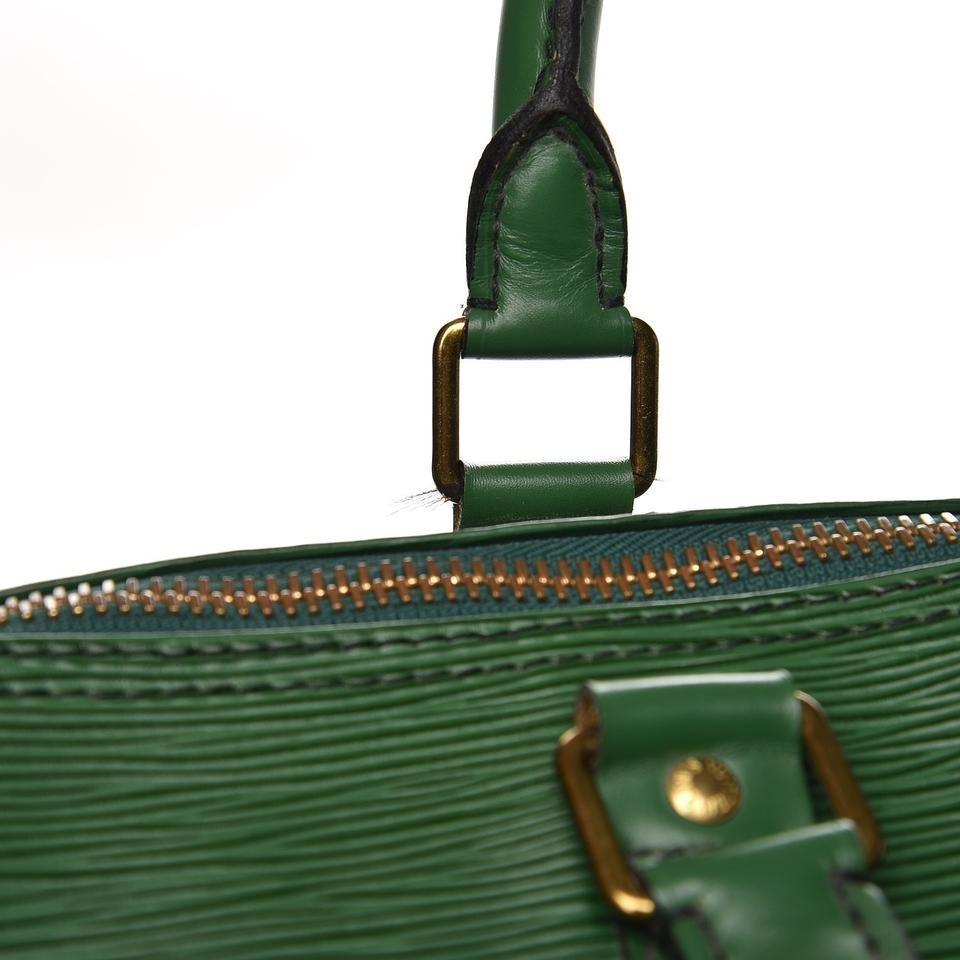 Louis Vuitton Green Epi Leather Borneo Keepall 50 860741 6
