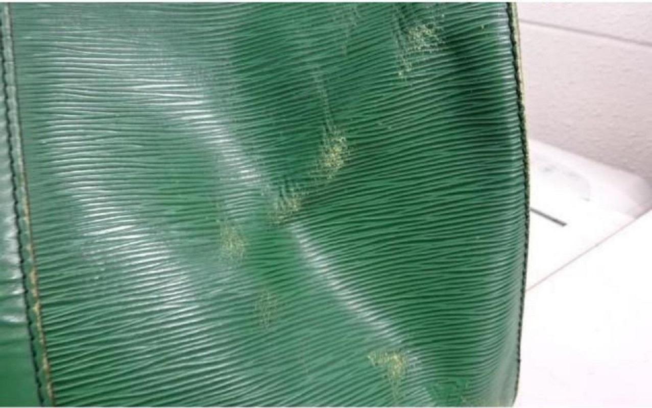 Louis Vuitton Green Epi Leather Borneo Keepall 50 860741 4