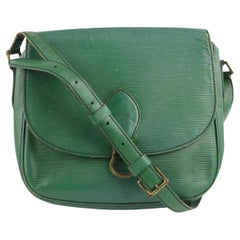 Louis Vuitton Green Epi Leather Borneo Saint Cloud Crossbody Bag 1LV1015