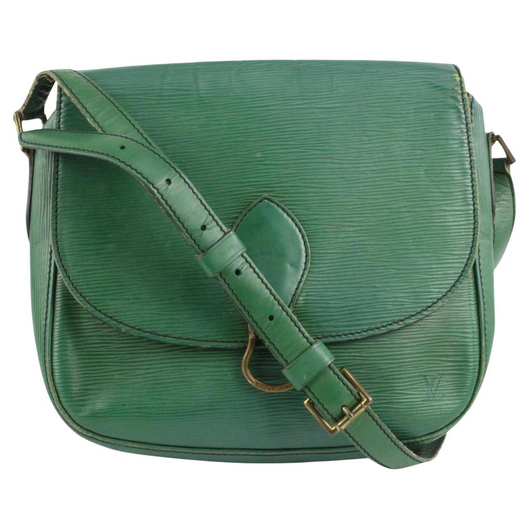 Louis Vuitton Green Epi Leather Borneo Saint Cloud Crossbody Bag 1LV1015 at  1stDibs