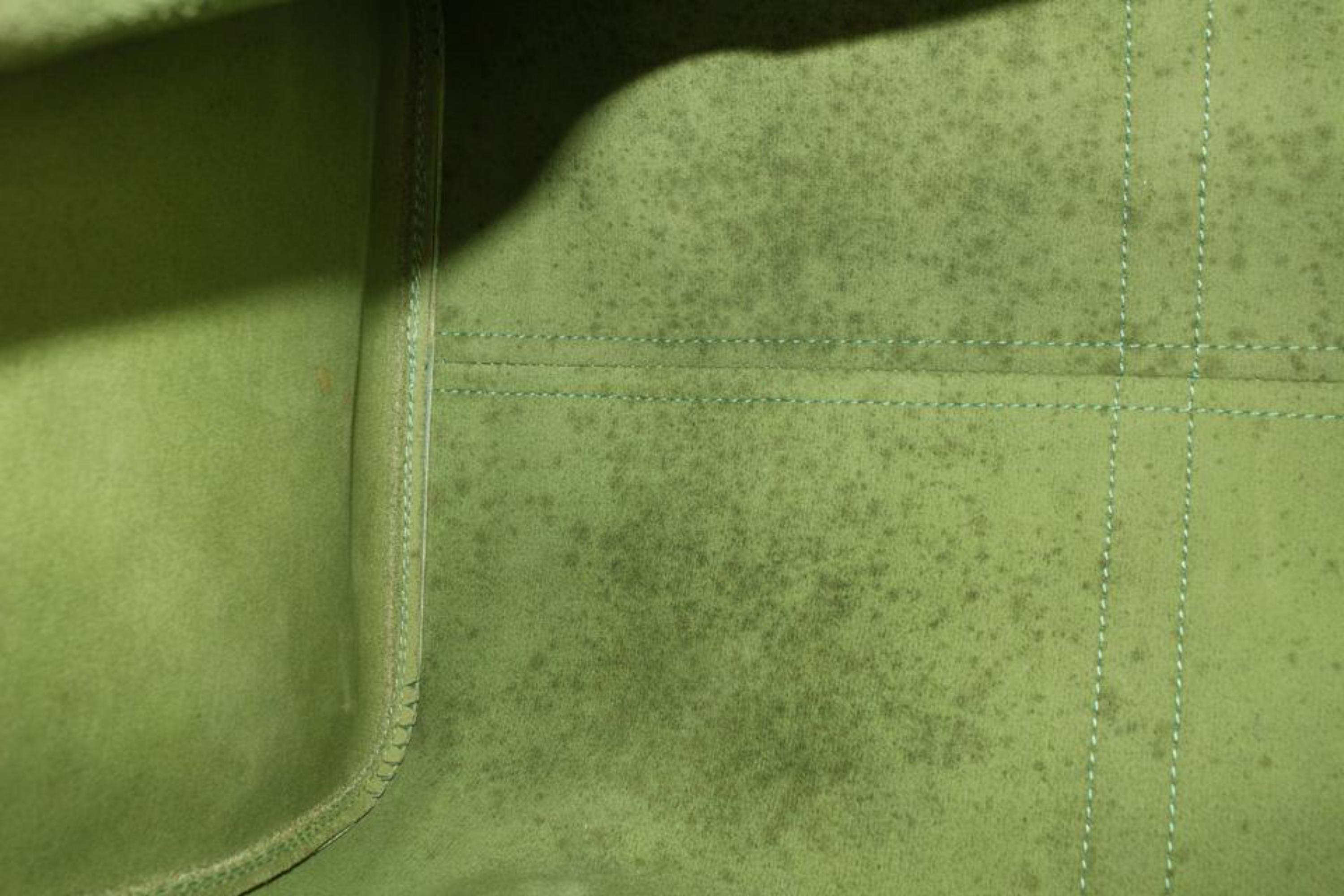 Louis Vuitton Green Epi Leather Keepall 55 Boston Bag 123lv27 1