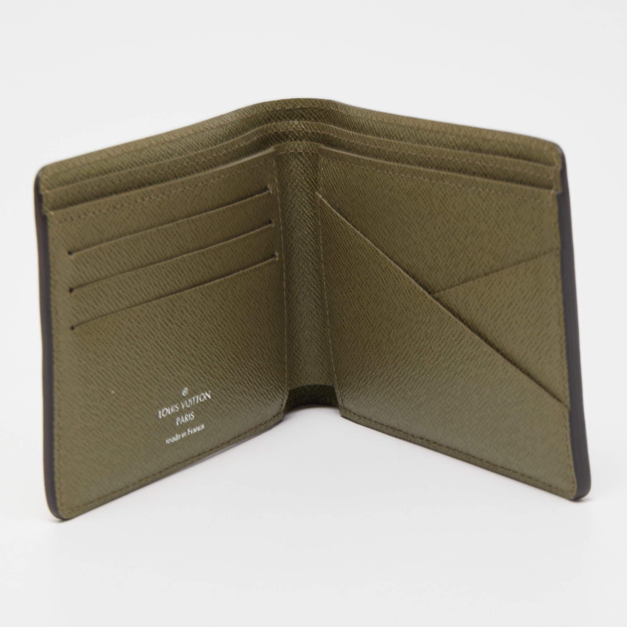 Louis Vuitton Green Epi Leather Multiple Wallet 5
