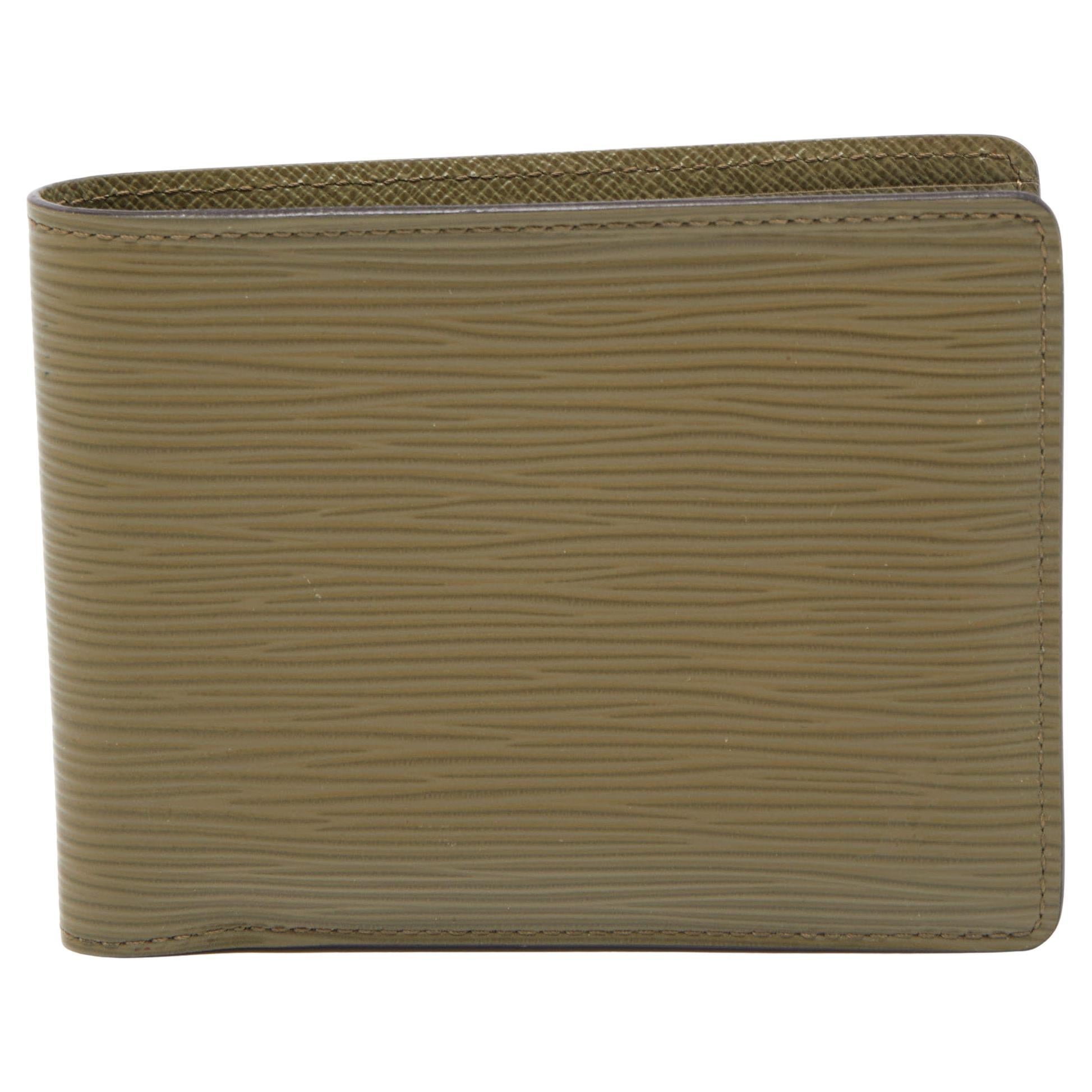 Louis Vuitton Green Epi Leather Multiple Wallet