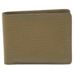 Slender Wallet Epi Leather - Men - Personalization