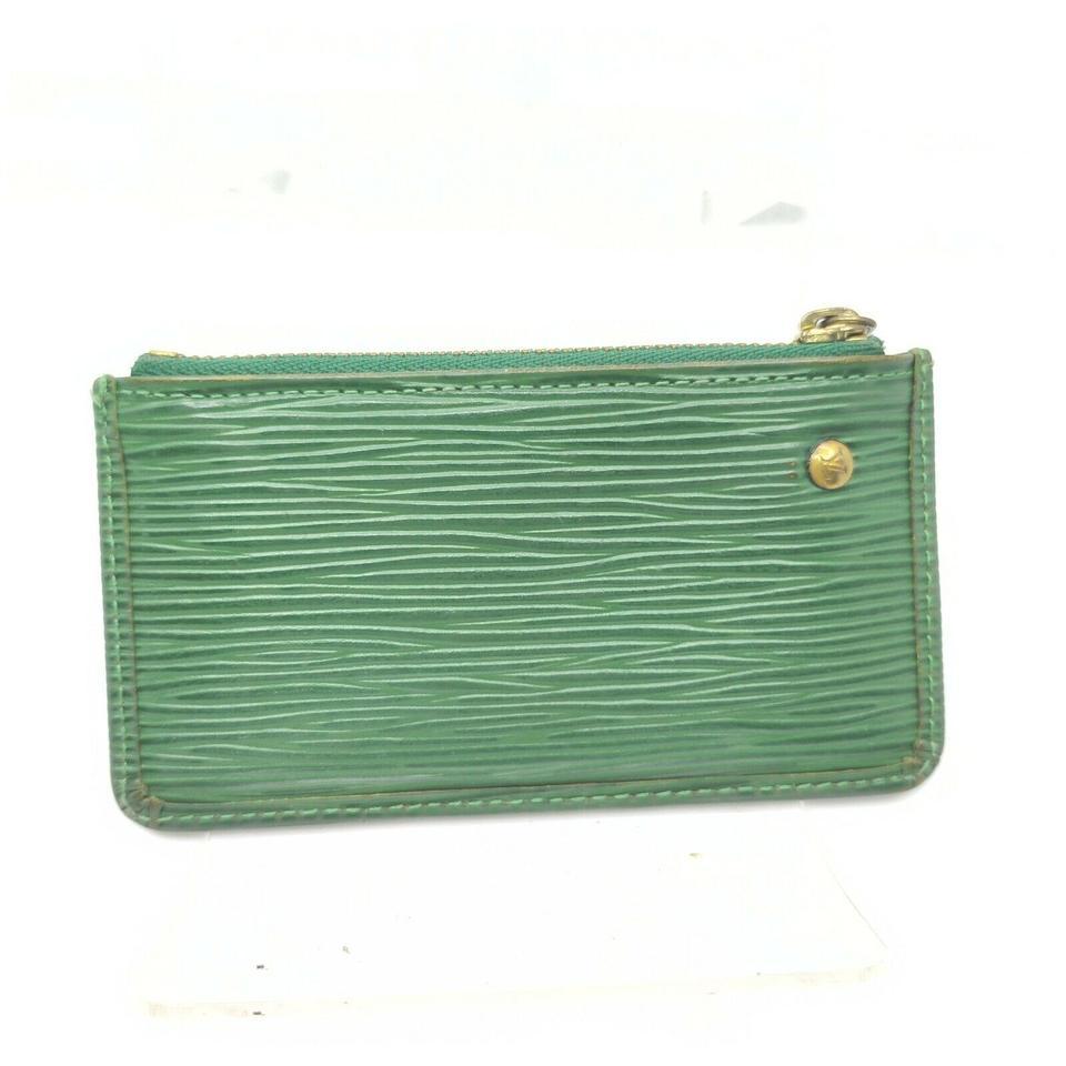 Louis Vuitton Green Epi Leather Pochette Cles Key Pouch  862370 1