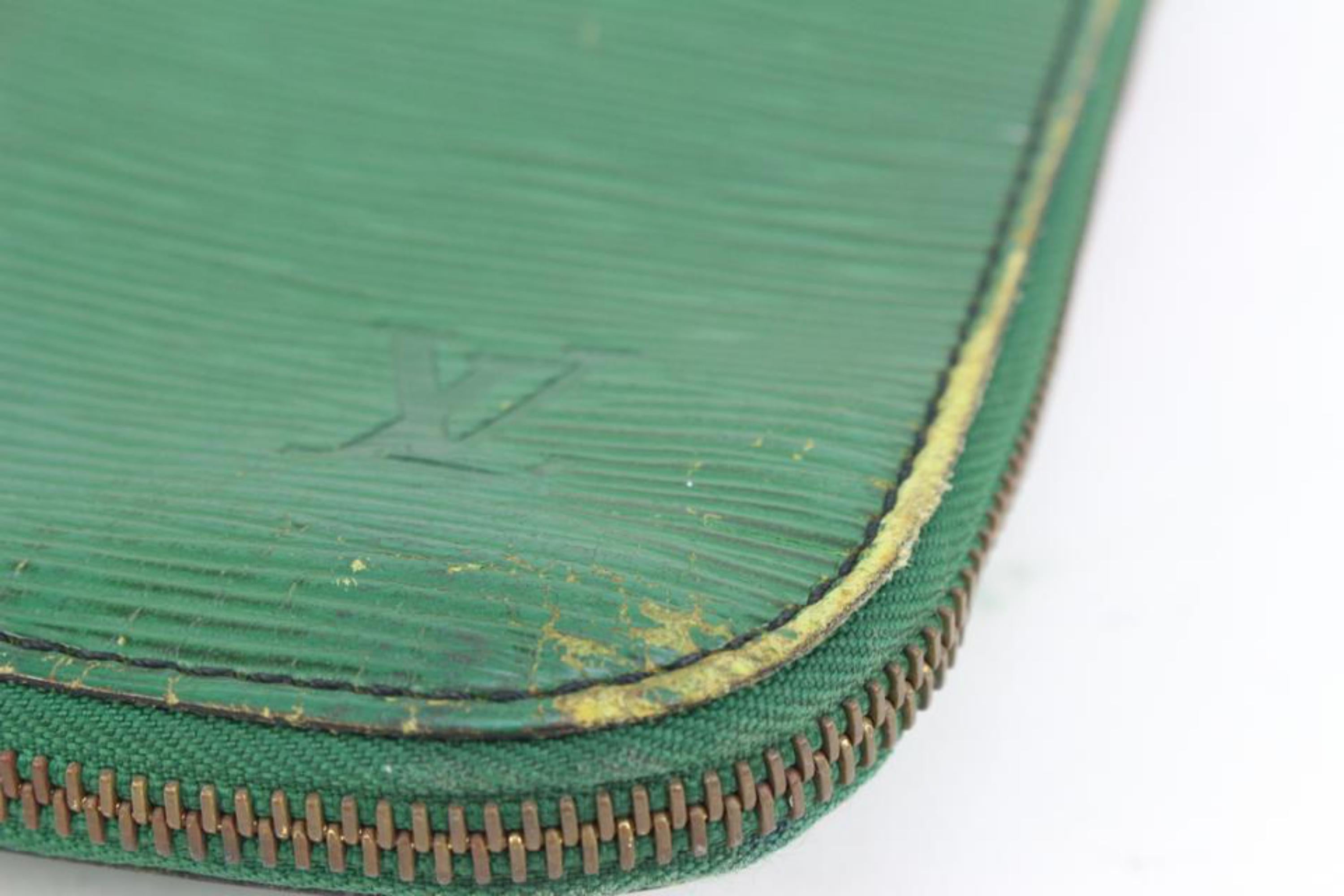 Louis Vuitton Green Epi Leather Pochette Documents 44lk87 6
