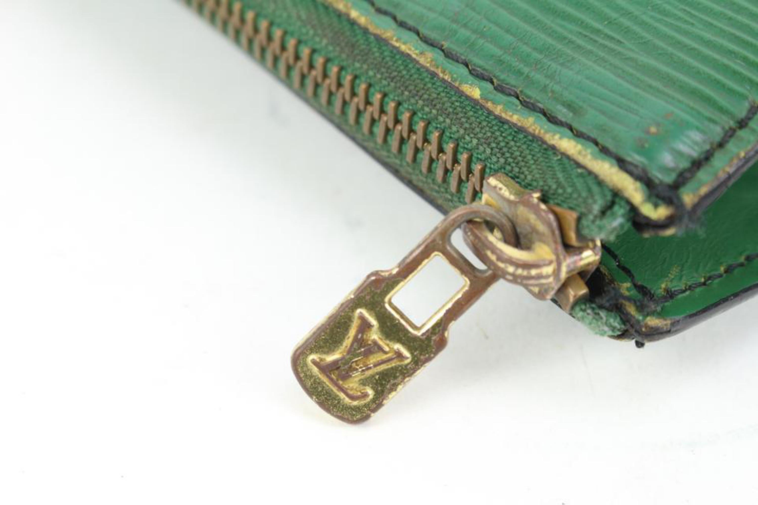 Louis Vuitton Green Epi Leather Pochette Documents 44lk87 1