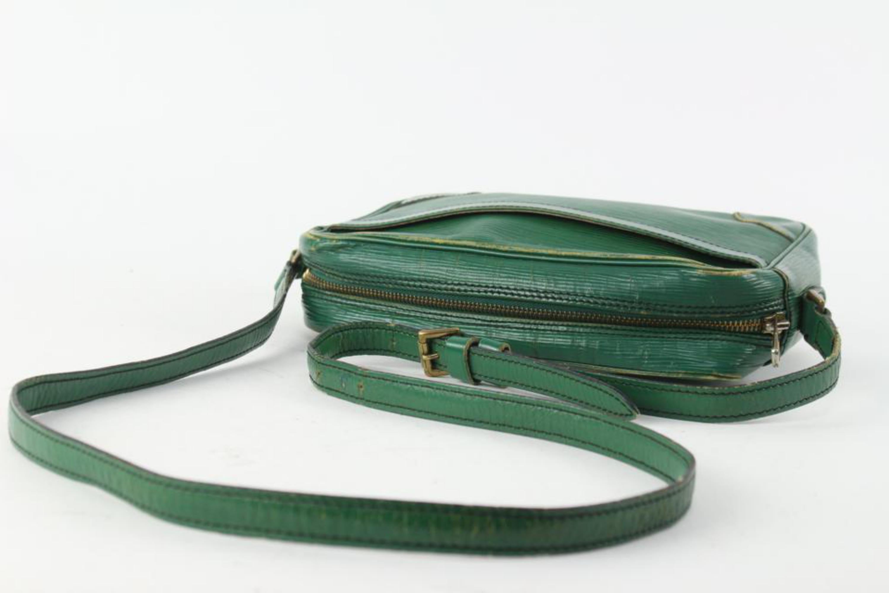 Louis Vuitton Green Epi Leather Trocadero Crossbody Bag 2LV1015 1