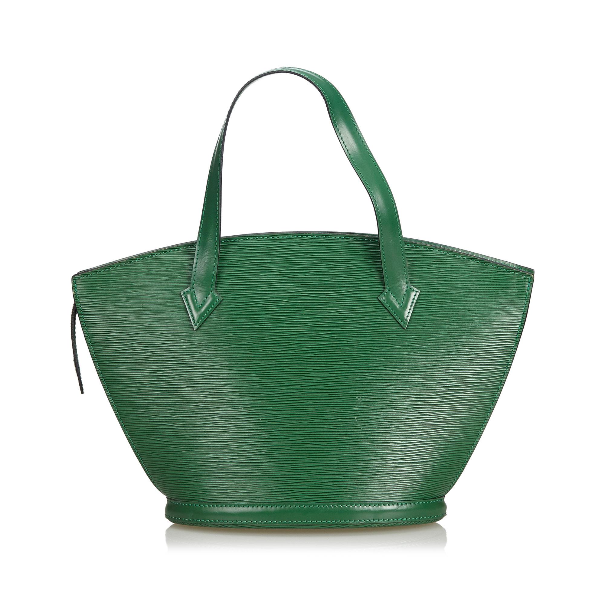 Louis Vuitton Green Epi Saint Jacques Short Strap PM (Grün) im Angebot