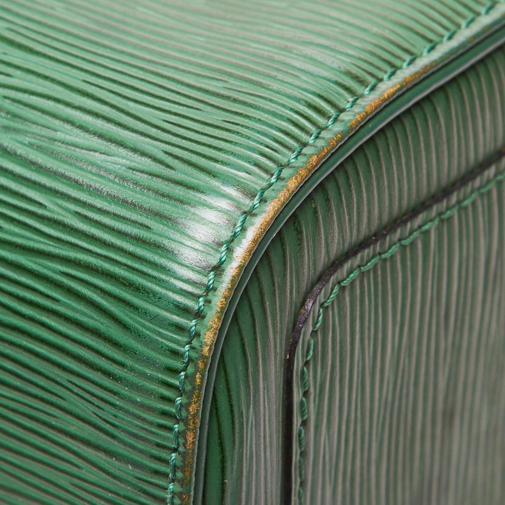 Louis Vuitton Green Epi Speedy 25 6