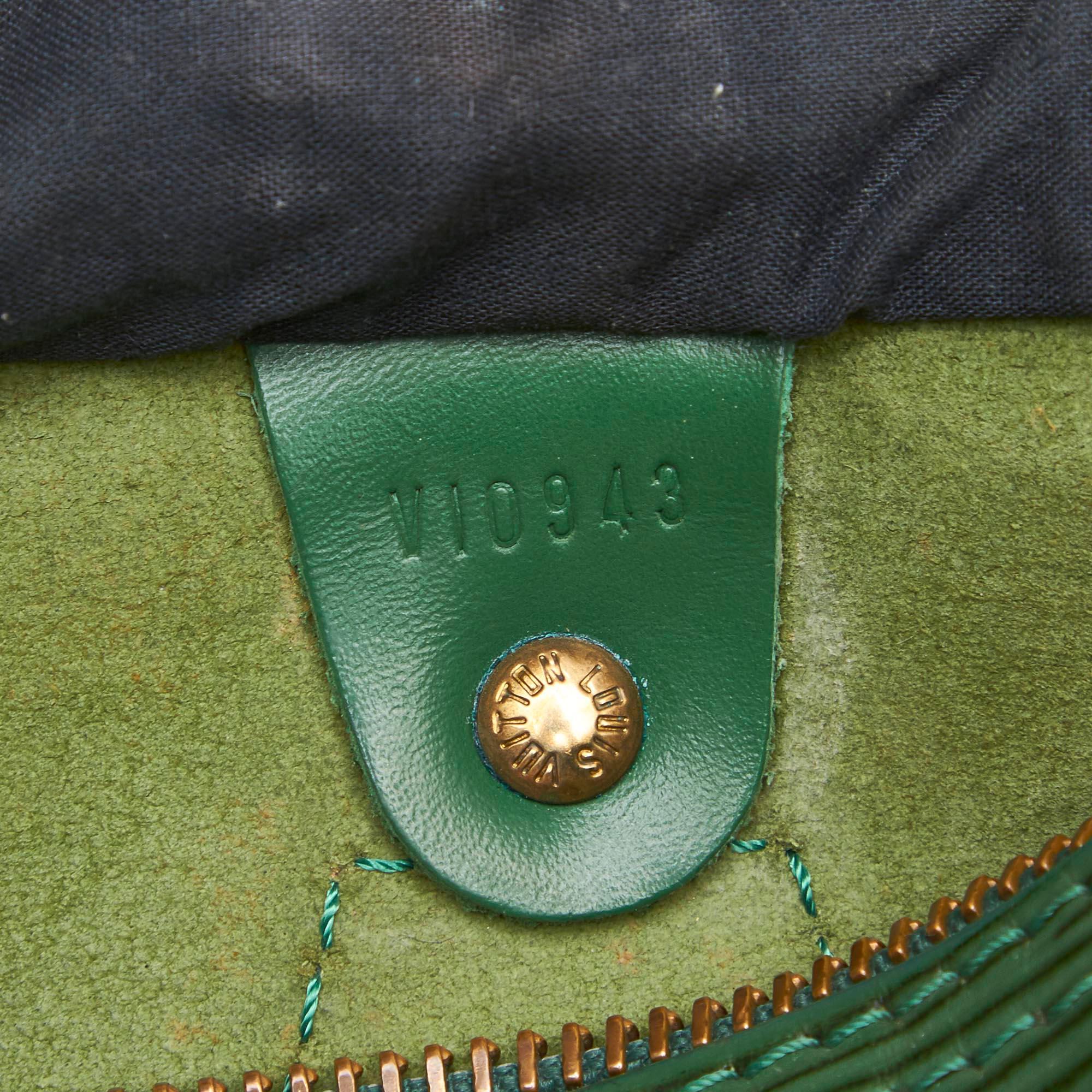 Louis Vuitton Green Epi Speedy 25 1