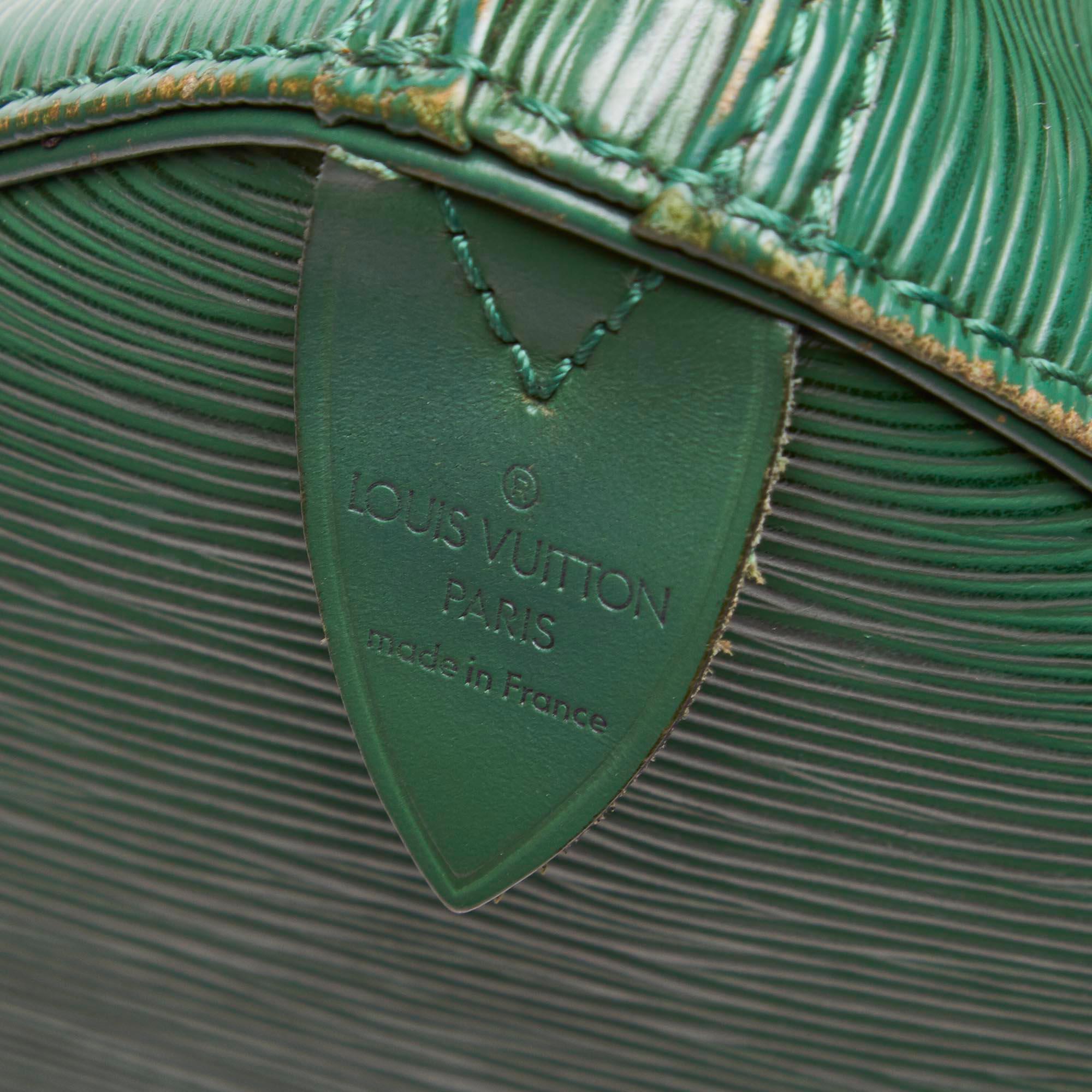 Louis Vuitton Green Epi Speedy 30 For Sale 2